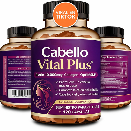 Cabello Vital Plus® – Fuerza, Crecimiento y Volumen
